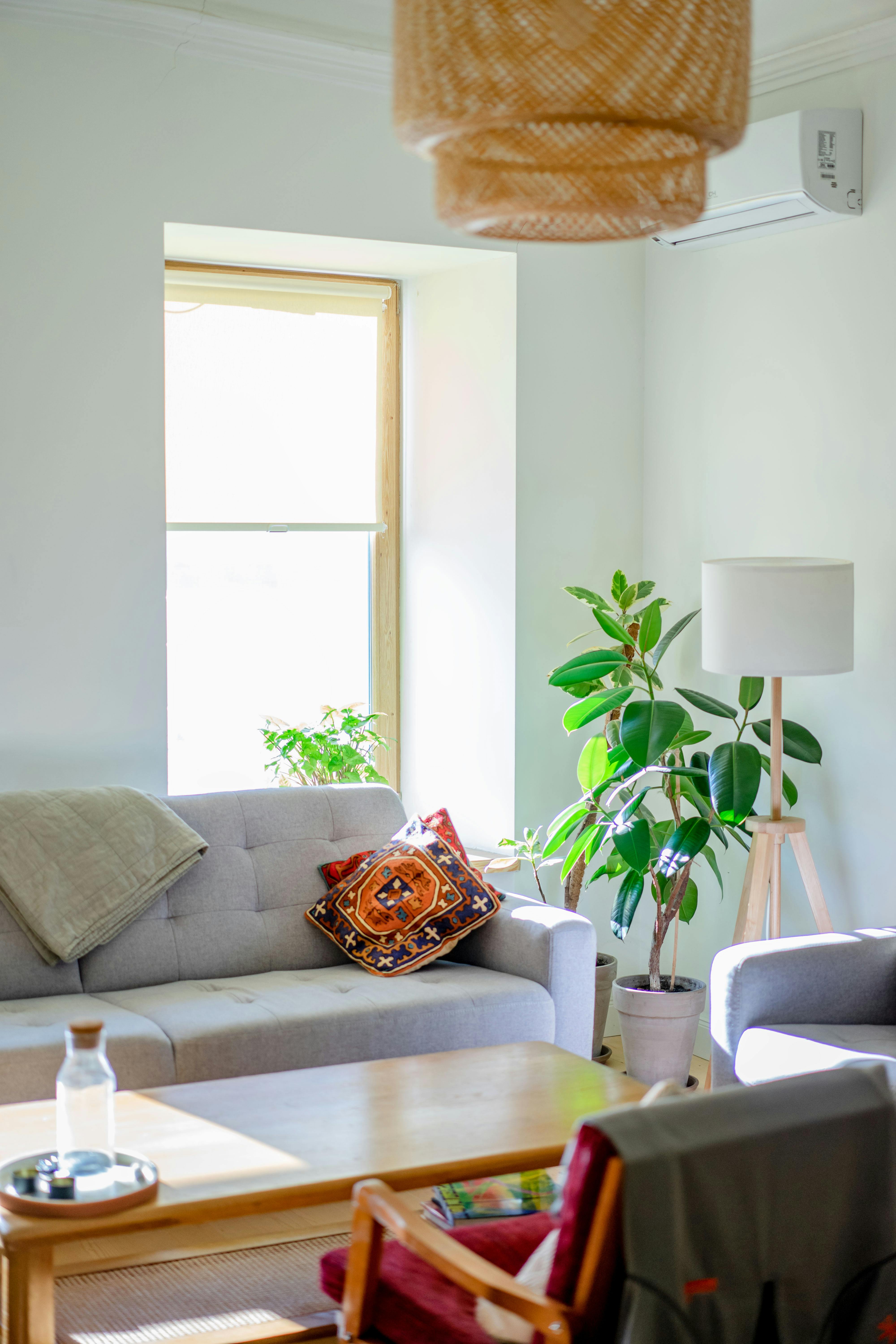 Warm living room tones